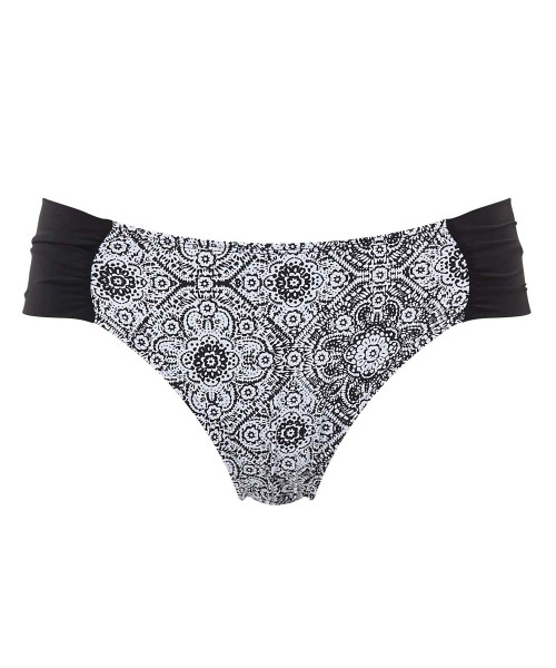 Panache Samara Gather Pant Swim Bottom in Black/White FINAL SALE (40% Off)