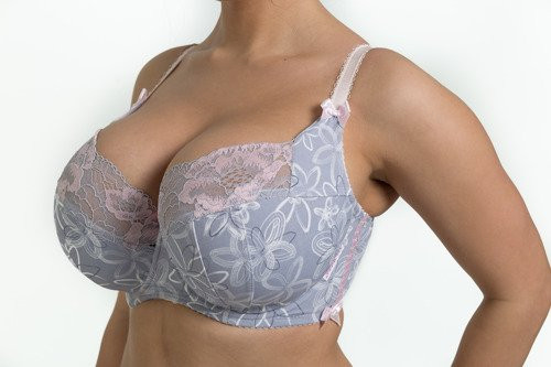 Ewa Michalak Sharon Full Cup Bra in Grey Floral