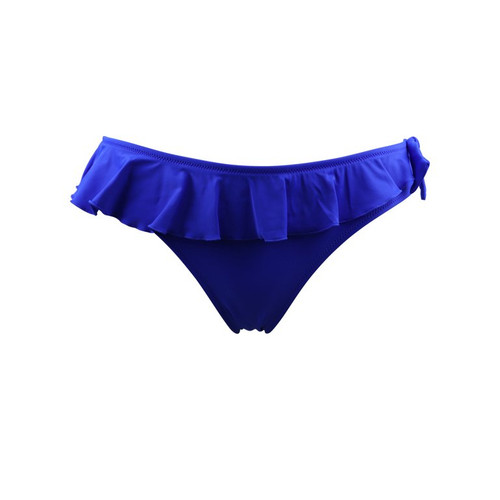 Pour Moi Splash Frill Brief Swim Bottom in Ultramarine FINAL SALE NORMALLY $39.99