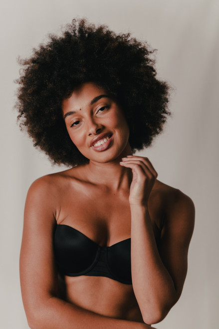 Maison Lejaby Nufit Strapless Bra in Black FINAL SALE (40% Off)