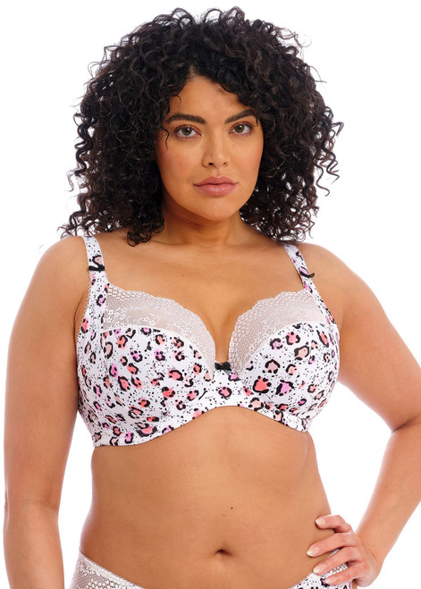 Elomi Lucie Underwire Stretch Plunge Bra in Rumble (RMB) FINAL SALE (40% Off)