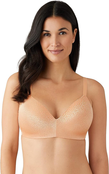Wacoal Back Appeal Underwire Bra in Almost Apricot (839) - Busted Bra Shop
