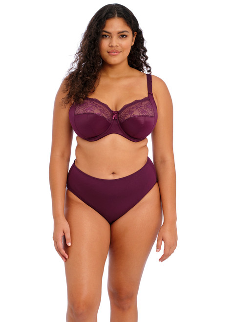 Elomi Morgan Underwire Banded Full Cup Bra in Blackberry (BLY)