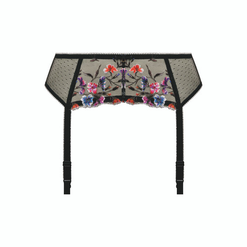 Aurelia Suspender Garter Belt in Black