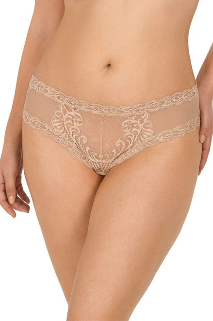 Feathers Hipster in Rose Beige Lace