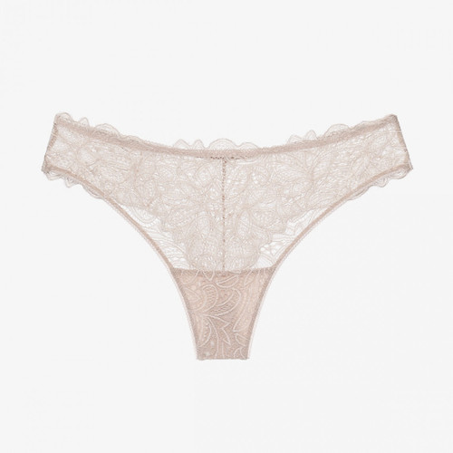Disco Lace Thong in Silver Peony FINAL SALE 67% Off