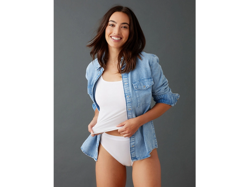 Understated Cotton Hi-Cut Panty