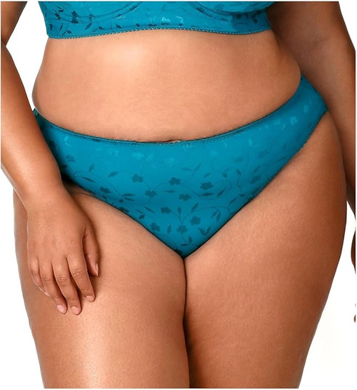Jacquard Panty in Emerald Green