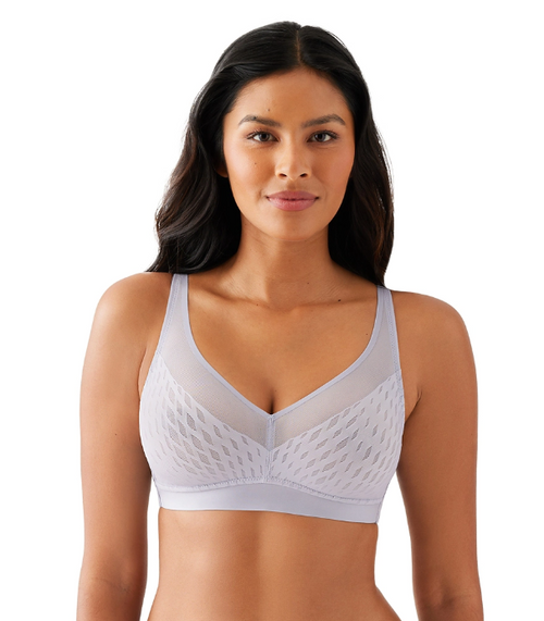 Elevated Allure Wirefree Bra in Twilight Gray