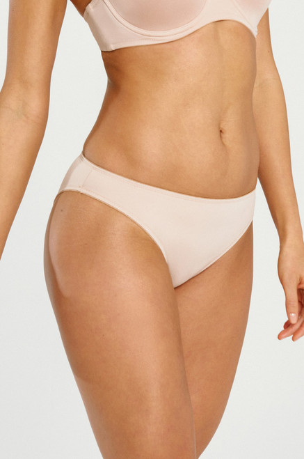 Microfiber Low Rise Panty in Nude