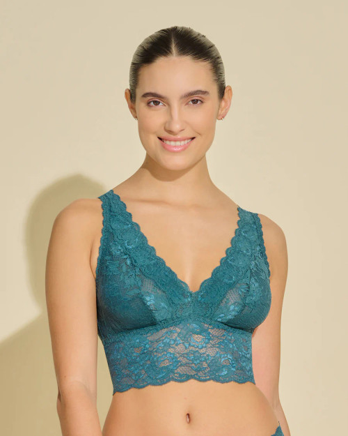 Never Say Never Plungie Longline Bralette in Schnapps