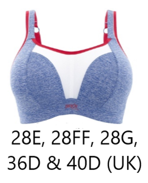 Non-Wired Sports Bra in Blue Marlin