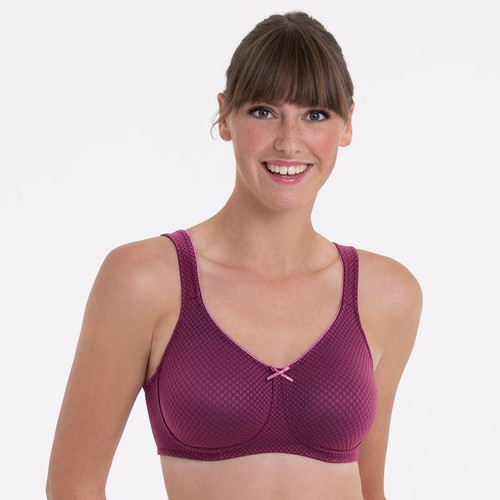 Leni Non-Wired Post Mastectomy Bra in Plum Leni Non-Wired Post Mastectomy Bra in Plum