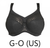 Goddess Adelaide Underwire Full Cup Bra in Black