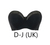 Deluxe Strapless Bra in Black/Almond FINAL SALE NORMALLY $80 Deluxe Strapless Bra in Black/Almond FINAL SALE NORMALLY $80