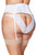 Oh La La Cheri Raquel Satin Garter Belt in White