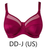 Goddess Keira Underwire Banded Bra in Plum FINAL SALE (50% Off)