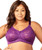 Elila Lace Softcup Bra in Aubergine