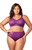 Elila Lace Softcup Bra in Aubergine