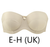 Panache Evie Strapless Bra in Nude