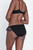 Black eyelash lace bikini panty back view Black eyelash lace bikini panty back view