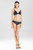 Natori Feathers Contour Plunge Bra in Midnight