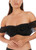 Marseille Underwire Bardot Bikini Top in Black Marseille Underwire Bardot Bikini Top in Black