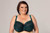 Ewa Michalak Emerald Unpadded Bra in Teal/Brown