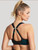 Panache Wired Sports Bra in Black/Aqua