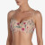 Ajour Brûlot Padded Balconnet Bra in Beige & Red FINAL SALE (50% Off)