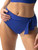 Pour Moi Soleil Foldover Brief with Detachable Tie Swim Bottom in Cobalt FINAL SALE NORMALLY $44.99