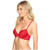 Calvin Klein Seductive Comfort with Lace Demi Bra in Regal Red FINAL SALE (60% Off)