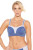 Fit Fully Yours Pauline Underwire Sports Bra in Blue/Silver FINAL SALE (50% Off)
