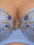 Faberge Padded Plunge Bra in Light Blue