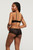 Montelle Lacy Essentials Lacy Brazilian Panty in Black