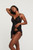 Montelle Lacy Essentials Lacy Full Cup Babydoll in Black