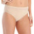 Lace Trim French Hi-Cut Brief in Nude