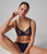 Comète Plunging Molded Underwired Bra in Midnight FINAL SALE (40% Off)