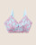 Cosabella Savona Ultra Curvy Longline Bralette in Aasmani Blue/Rani Pink FINAL SALE (40% Off)