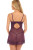 Oh La La Cheri Page Underwire All Over Lace Babydoll in Potent Purple