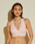 Cosabella Never Say Never Post-Surgical Front Closure Bralette in Pink Lilly