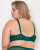 Curvy Couture Sheer Mesh Full Coverage Unlined Underwire Bra in Aventurine