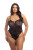 Kai Snake Lace Bustier Bra Set in Black Kai Snake Lace Bustier Bra Set in Black