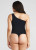 Yummie One Shoulder Shaping Thong Outlast® Seamless Bodysuit in  Black