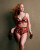 Embroidered Tap Shorts in Ruby Wine Embroidered Tap Shorts in Ruby Wine