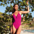 Grâce Infinie Non-Wired Seduction Halter Swimsuit in Tresses Fuschia *FINAL SALE (25% Off)* Grâce Infinie Non-Wired Seduction Halter Swimsuit in Tresses Fuschia *FINAL SALE (25% Off)*