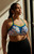 Non-Padded Sports Bra in Lime Animal FINAL SALE (20% Off)