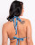 Mykonos String Multiway Bikini Swim Top in Blue Print Mykonos String Multiway Bikini Swim Top in Blue Print