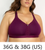 Cotton Luxe Wirefree Bra in Purple Velvet Cotton Luxe Wirefree Bra in Purple Velvet