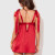 Brigeta Satin Open Cup Babydoll & G-String Set Brigeta Satin Open Cup Babydoll & G-String Set